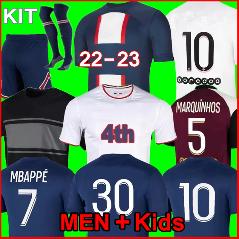 30 10 MBAPPE 7 HAKIMI SERGIO RAMOS WIJNALDUM soccer jerseys 21 22 23 Maillots pSGS football shirt DI MARIA 2022 2023 men kids kit sets uniform enfants maillot de foot, Colour 18
30 10 MBAPPE 7 HAKIMI SERGIO RAMOS WIJNALDUM soccer jerseys 21 22 23 Maillots pSGS football shirt DI MARIA 2022 2023 men kids kit sets uniform enfants maillot de foot, Colour 18