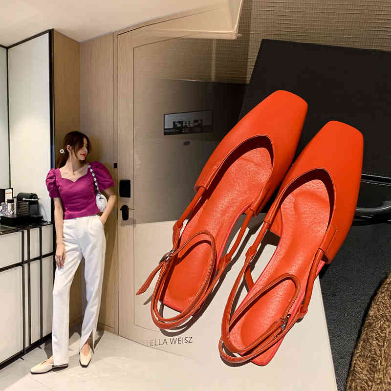 Dress Shoes Autumn single shoes women's bag head back empty square shallow mouth net red ankle trip belt buckle fashion low heel leather OSQA, 1# shoe box
Dress Shoes Autumn single shoes women's bag head back empty square shallow mouth net red ankle trip belt buckle fashion low heel leather OSQA, 1# shoe box