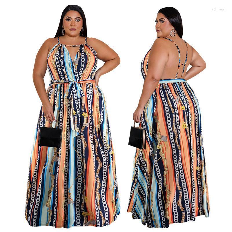 Plus Size Dresses Retro Boho Women Sexy Long Maxi Dress Sleeveless Halter Loose Printing Ladies Casual Summer Beach Sundress 5XL Echm22, As the picture
Plus Size Dresses Retro Boho Women Sexy Long Maxi Dress Sleeveless Halter Loose Printing Ladies Casual Summer Beach Sundress 5XL Echm22, As the picture