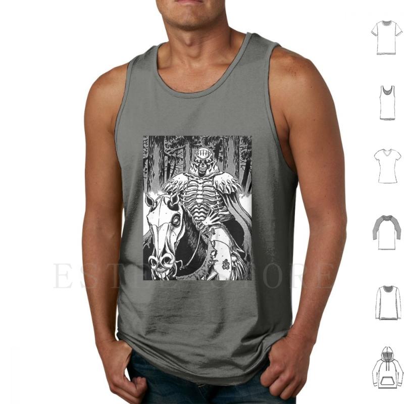 Men' Tank Tops Skull Knight Vest Cotton Berserk God Hand Guts, White;black
Men' Tank Tops Skull Knight Vest Cotton Berserk God Hand Guts, White;black