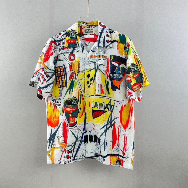 2022 Japan Aboriginals Multicolor Graffiti Tee Hawaii Beach Casual Shirt Spring Summer Cool Hip hop Short Sleeve, Black
2022 Japan Aboriginals Multicolor Graffiti Tee Hawaii Beach Casual Shirt Spring Summer Cool Hip hop Short Sleeve, Black