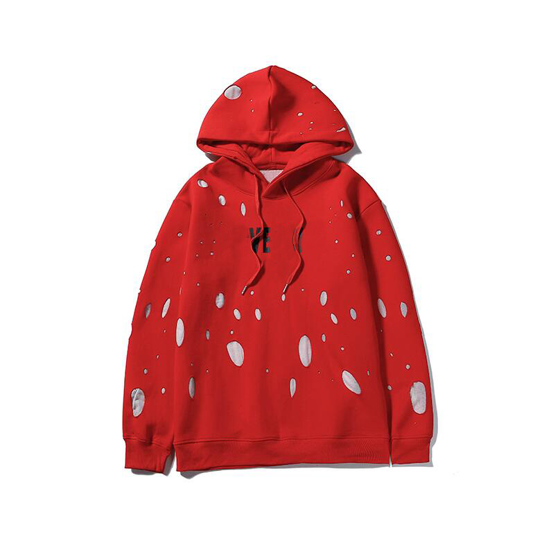 Men Clothing Homme Hooded Sweatshirts Mens Women Letter Print Hole Hoodie High Street Hoodies Pullover Sweatshirts M-2XL, Black
Men Clothing Homme Hooded Sweatshirts Mens Women Letter Print Hole Hoodie High Street Hoodies Pullover Sweatshirts M-2XL, Black