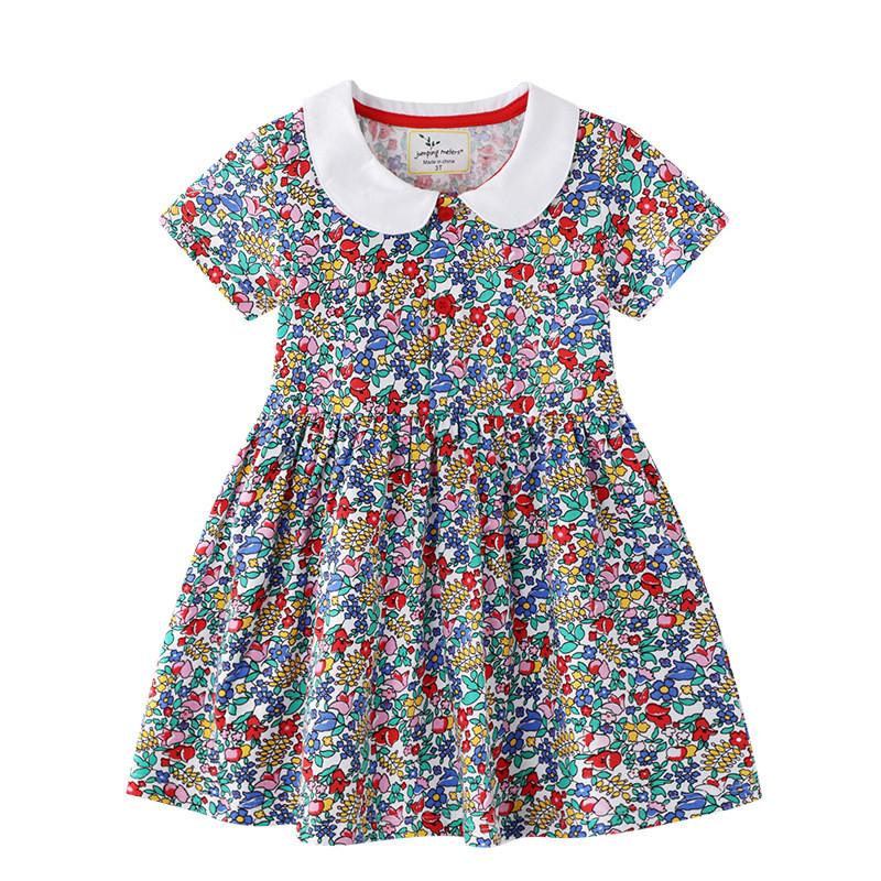 Girl's Dresses Jumping Meters Top Brand 2022 Flowers Princess Dress For Summer Cotton Children Clothing Toddler Floral Girls Party DressesGi, T1204 yellow
Girl's Dresses Jumping Meters Top Brand 2022 Flowers Princess Dress For Summer Cotton Children Clothing Toddler Floral Girls Party DressesGi, T1204 yellow
