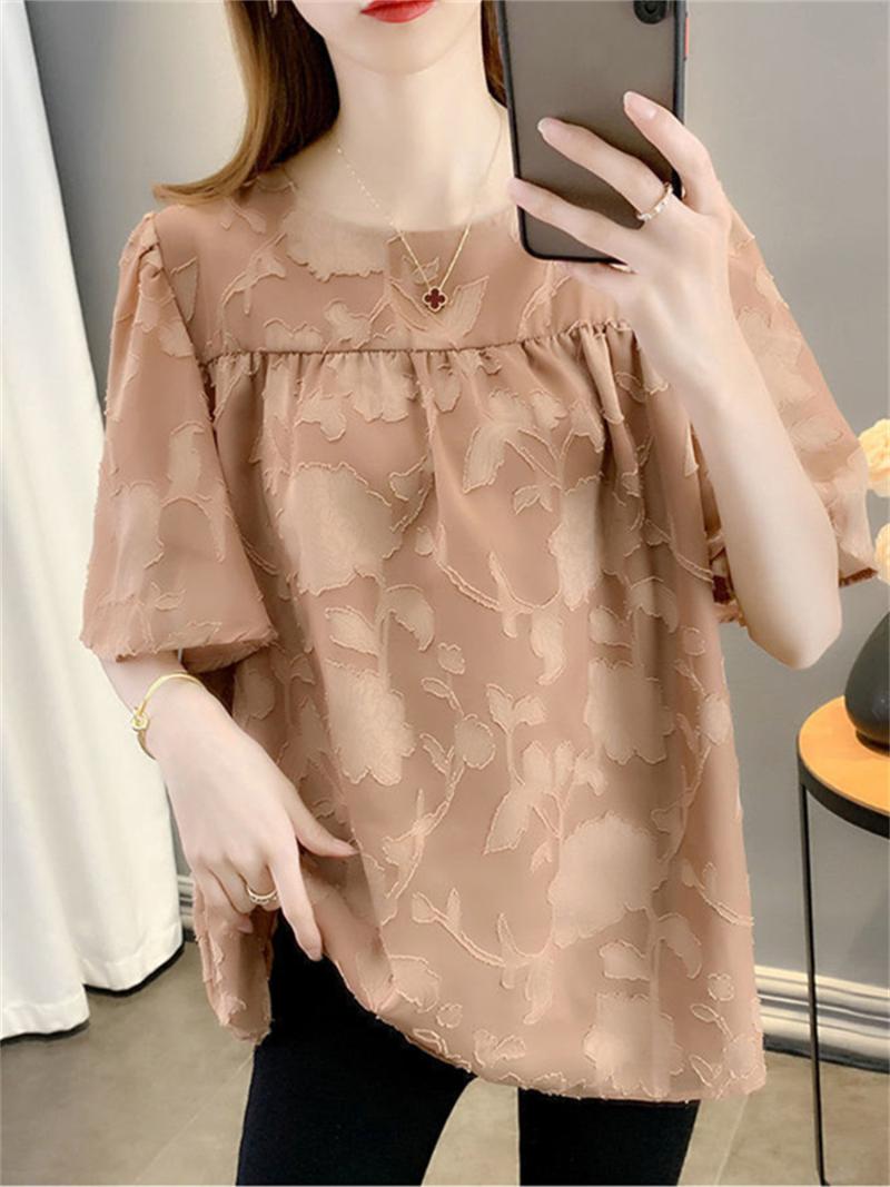 Women's Blouses & Shirts Loose Women Spring Summer Lady Fashion Casual Halfg Sleeve O-Neck Collar Sexy Lace Blusas Tops2031Women's, Khaki
Women's Blouses & Shirts Loose Women Spring Summer Lady Fashion Casual Halfg Sleeve O-Neck Collar Sexy Lace Blusas Tops2031Women's, Khaki