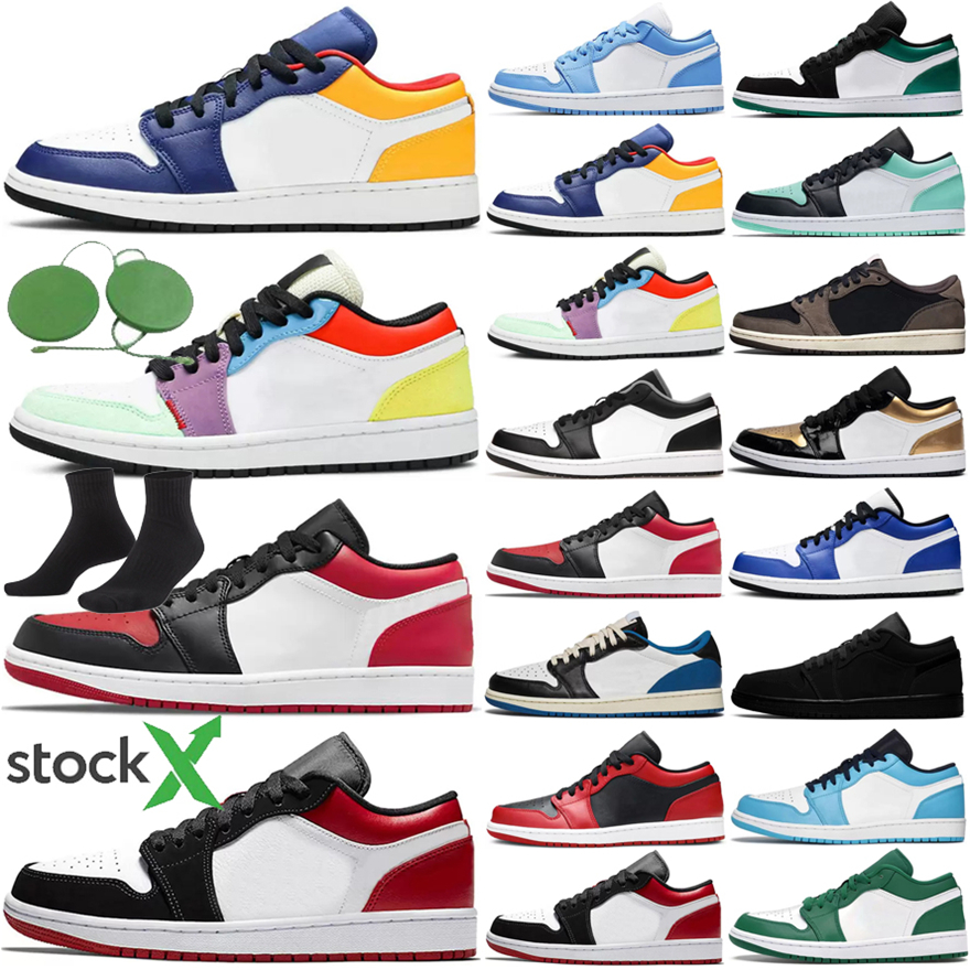 Jumpman1 1s Low Bred Toe UNC basketball shoes OG cactus Fragment TS black white Jorden Starfish Blue paris Archeo Pink easter reverse bred men trainers women designer, Color # 11
Jumpman1 1s Low Bred Toe UNC basketball shoes OG cactus Fragment TS black white Jorden Starfish Blue paris Archeo Pink easter reverse bred men trainers women designer, Color # 11