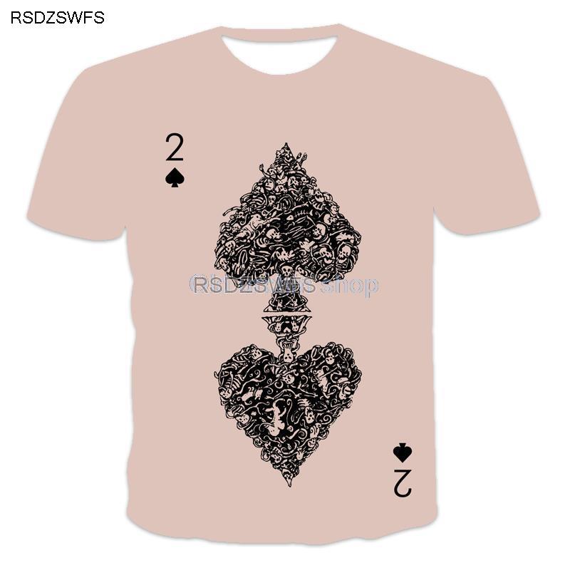 Ace of Spades Mens T-shirts Playing Card 3d Brand Printing Personalized T-shirt Fashion Street Style Summer Short-sleeved Top T-shir 21TRD, Yel30080
Ace of Spades Mens T-shirts Playing Card 3d Brand Printing Personalized T-shirt Fashion Street Style Summer Short-sleeved Top T-shir 21TRD, Yel30080