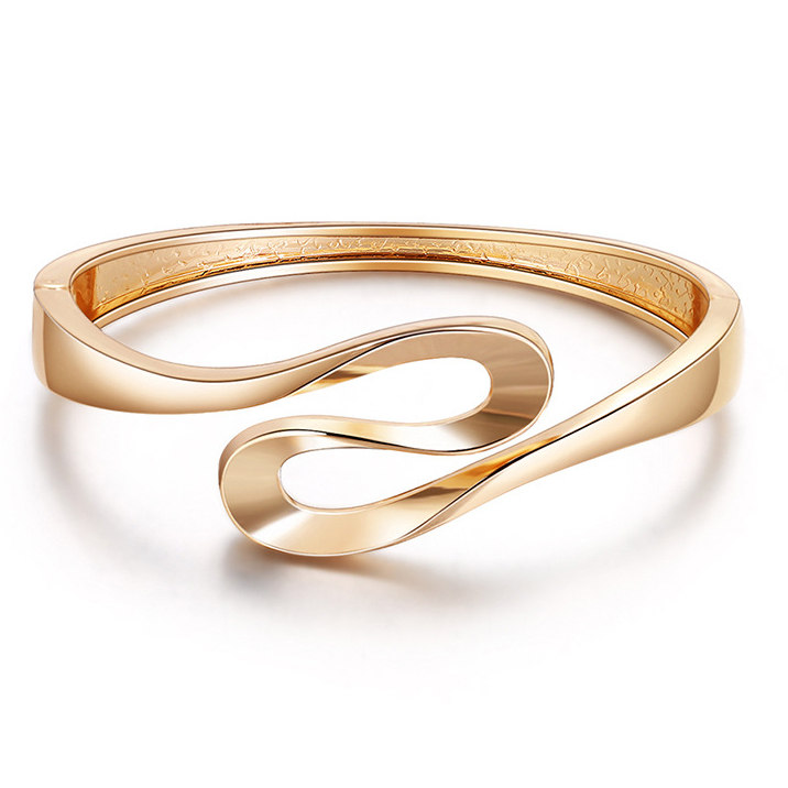 fashion Twisted Wire Stainless Steel Simple Opening Bracelet Elegant Geometric Curve Spring Female Bracelets
fashion Twisted Wire Stainless Steel Simple Opening Bracelet Elegant Geometric Curve Spring Female Bracelets