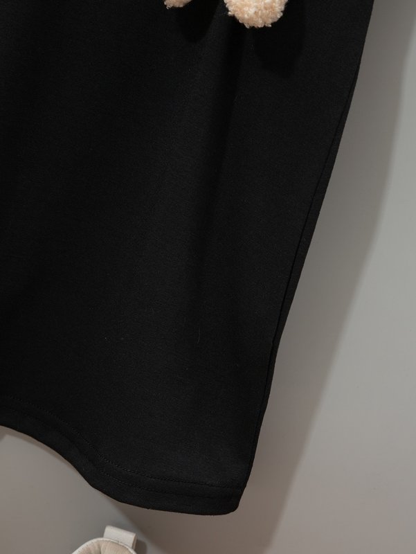 Little girl 3D bear decoration T-shirt dress SHE