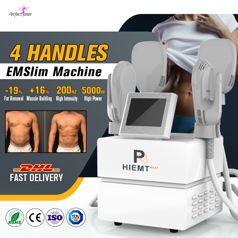 4 handles EMslim EMT body shaping machine Tesla EMS electromagnetic Muscle Stimulation fat burning beauty equipment
4 handles EMslim EMT body shaping machine Tesla EMS electromagnetic Muscle Stimulation fat burning beauty equipment
