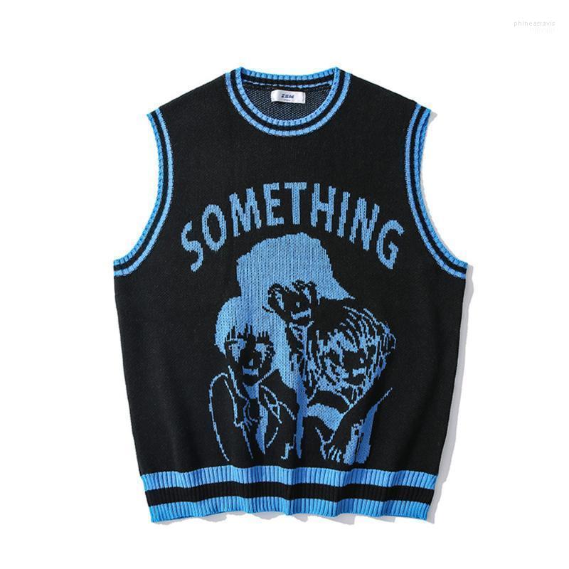 Men's Vests 2022 College Knitted Vest Sweaters Men Street Hip Hop Casual Band Cartoons Anime Pattern O-neck Sleeveless Tops Phin22, Gray
Men's Vests 2022 College Knitted Vest Sweaters Men Street Hip Hop Casual Band Cartoons Anime Pattern O-neck Sleeveless Tops Phin22, Gray