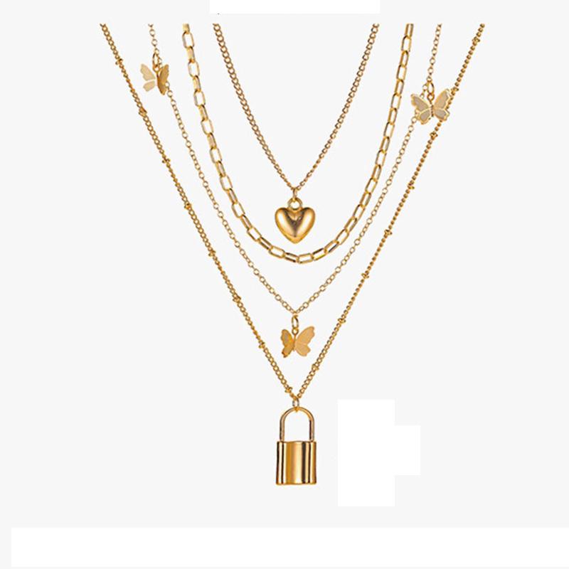 Chokers Bohemian Vintage Butterfly Choker Necklace For Women Street Style Statement Lock Gold Color Luxurious Jewelry
Chokers Bohemian Vintage Butterfly Choker Necklace For Women Street Style Statement Lock Gold Color Luxurious Jewelry