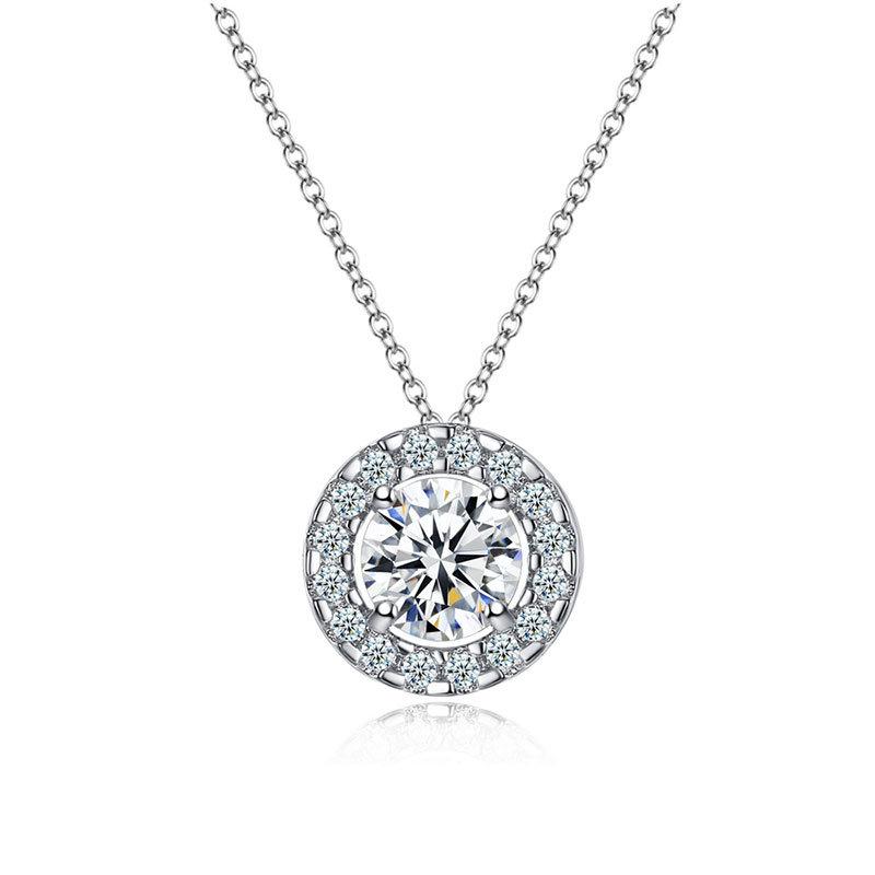 Pendant Necklaces 2022 Luxury Round Solid Silver Color On The Neck Necklace For Women Lady Anniversary Gift Jewelry Wholesale Moonso X5552
Pendant Necklaces 2022 Luxury Round Solid Silver Color On The Neck Necklace For Women Lady Anniversary Gift Jewelry Wholesale Moonso X5552