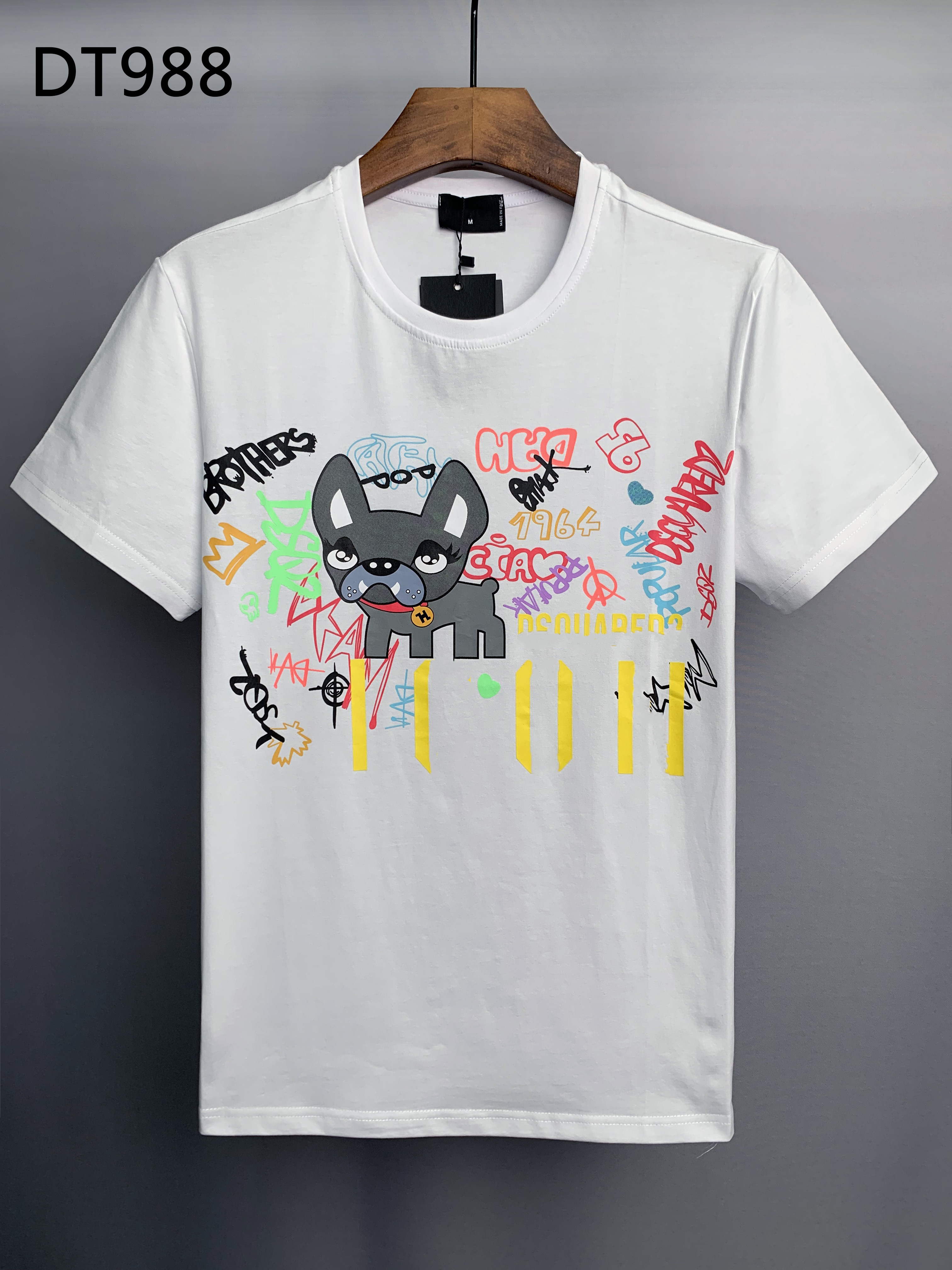 22SS Brand Men T-Shirt Designer d2 Mens Polo shirt tops Luxury Dsquare Print Shorts O-Neck Short Sleeve Men's Shirts DT2022 dsq Streetwear tee shirts clothes DS988
22SS Brand Men T-Shirt Designer d2 Mens Polo shirt tops Luxury Dsquare Print Shorts O-Neck Short Sleeve Men's Shirts DT2022 dsq Streetwear tee shirts clothes DS988