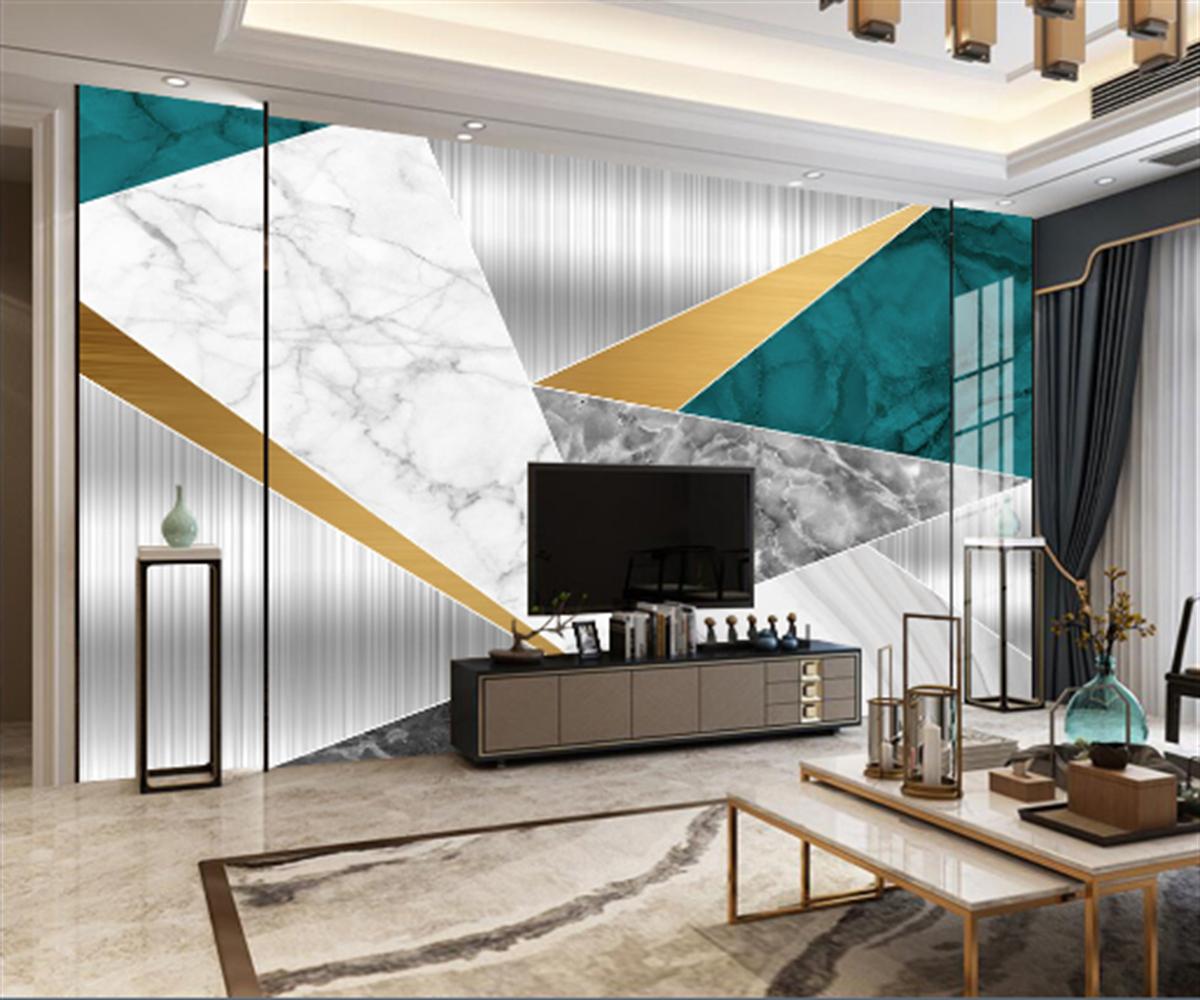 Modern marble simple abstract geometric background wallpaper professional custom wall painting wallpaper