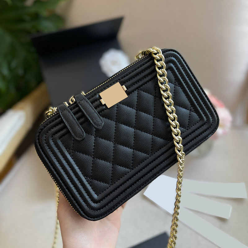 22P Early Fall Classic Caviar Leather Camera Boy Bags Genuine Leather Calfskin Multi Pochette Card Holder Gold Chain Crossbody Shoulder Cosmetic Case Handbags 20CM, Box
22P Early Fall Classic Caviar Leather Camera Boy Bags Genuine Leather Calfskin Multi Pochette Card Holder Gold Chain Crossbody Shoulder Cosmetic Case Handbags 20CM, Box