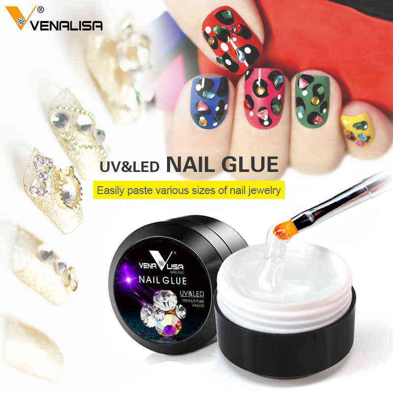 NXY Nail Gel Art Decoration Rhinestones Glue Use for Tips Led Uv 0328