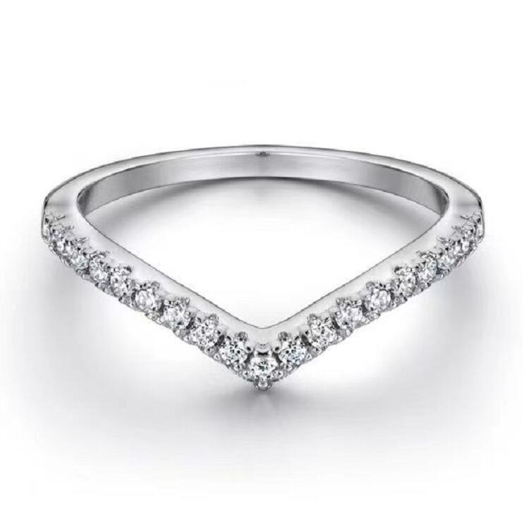 Wedding Rings Silver Engagement For Womens Cubic Zirconia 925 Sterling Lover Couple Ring Marriage Female Memorial Day Jewelry Gift