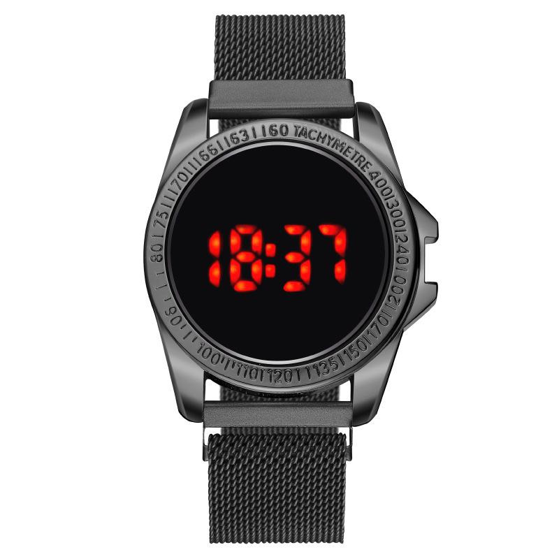 Wristwatches Fashion Round Quartz LED Luminous Dial Casual Wrist Watches Stainless Net Strap Fashionable Clock Waterproof Wristwatch For Men, Black
Wristwatches Fashion Round Quartz LED Luminous Dial Casual Wrist Watches Stainless Net Strap Fashionable Clock Waterproof Wristwatch For Men, Black