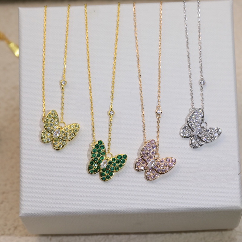 Europe America Fashion Women Lady Brass Vc Letter 18K Plated Gold Necklaces With Full Diamond Mother of Pearl Lucky Butterfly Pendant 2 Color
Europe America Fashion Women Lady Brass Vc Letter 18K Plated Gold Necklaces With Full Diamond Mother of Pearl Lucky Butterfly Pendant 2 Color