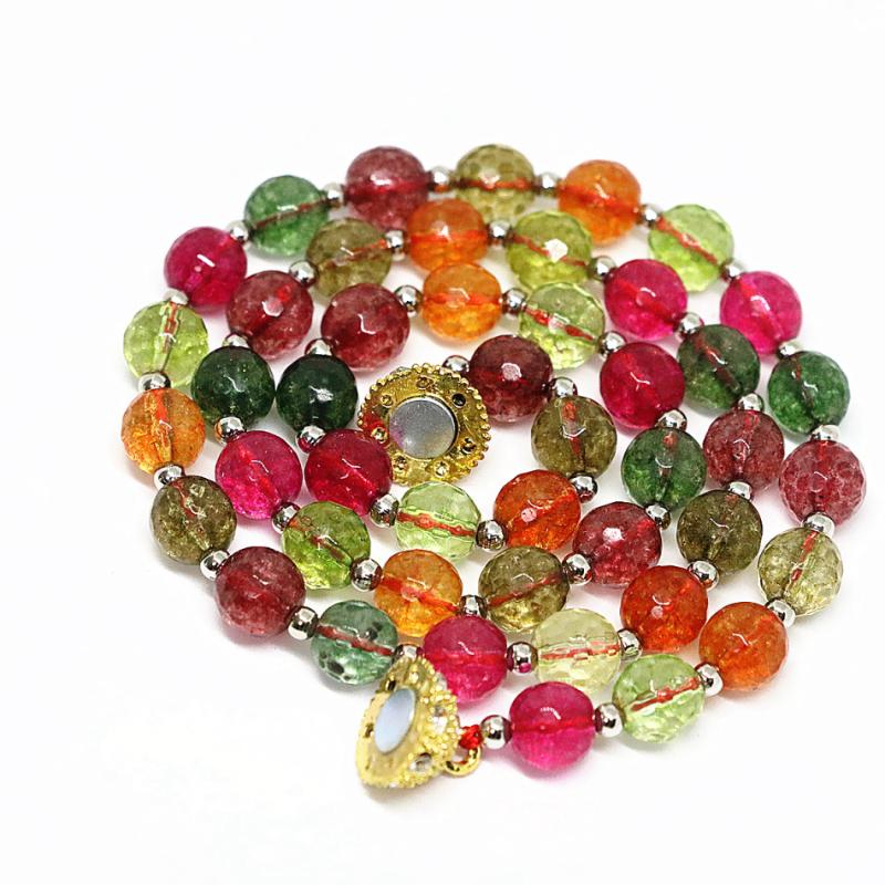 Chains High Grade Multicolor Faux Tourmaline Faceted Round Beads Chain Necklace 8 10 12mm Pretty Fashion Jewelry 18inch B1492Chains ChainsCh
Chains High Grade Multicolor Faux Tourmaline Faceted Round Beads Chain Necklace 8 10 12mm Pretty Fashion Jewelry 18inch B1492Chains ChainsCh
