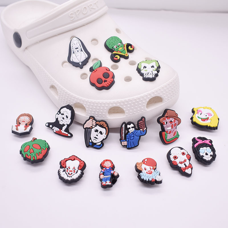 Halloween Shoe Charms Clog Charm Fit for Shoes and Wristband Bracelet Decoration Party Gifts Kids Gift, Mixed colors
Halloween Shoe Charms Clog Charm Fit for Shoes and Wristband Bracelet Decoration Party Gifts Kids Gift, Mixed colors
