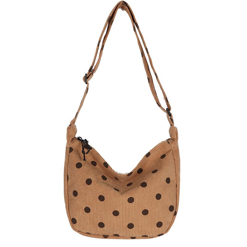 Evening Bags Retro Polka Dot Girl Student Messenger Bag All-match Shoulder Female, White
Evening Bags Retro Polka Dot Girl Student Messenger Bag All-match Shoulder Female, White