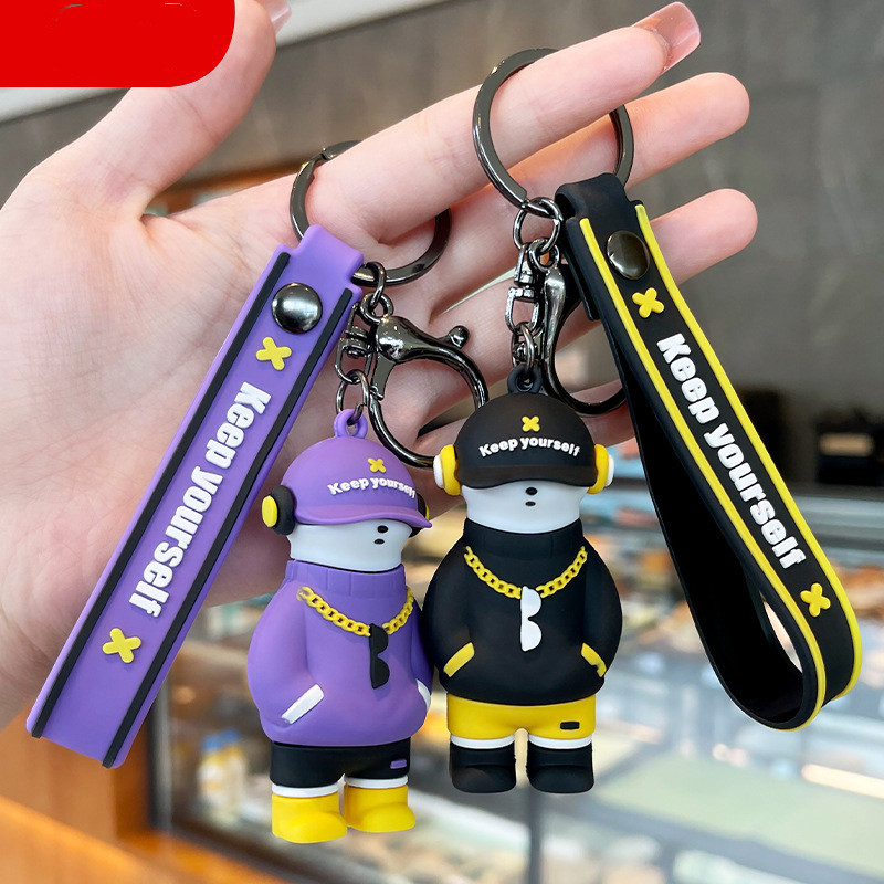 Designer Keychain Doll key Cartoon PVC Anime Keyring Men and Women Backpack Trailer Key Pendant Creative Gift
Designer Keychain Doll key Cartoon PVC Anime Keyring Men and Women Backpack Trailer Key Pendant Creative Gift