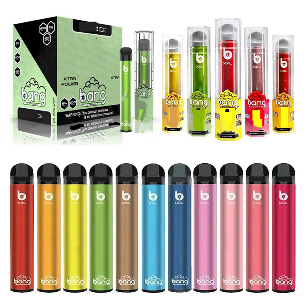 Wholesale Bang XXL Bar Vapes E Cigarette 2000 PUFFS Disposable Vape Pen Pods 6ML 800MAH Battery Prefilled Cartridge Pods XXtra Vapor Kit
Wholesale Bang XXL Bar Vapes E Cigarette 2000 PUFFS Disposable Vape Pen Pods 6ML 800MAH Battery Prefilled Cartridge Pods XXtra Vapor Kit