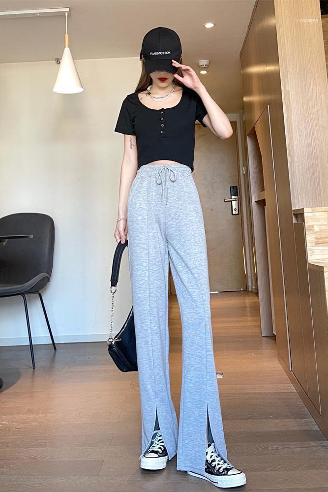 Fashion Casual Wide Leg Pants Women Streetwear Trousers High Waist Long 2022 Woman Women's & Capris, Black
Fashion Casual Wide Leg Pants Women Streetwear Trousers High Waist Long 2022 Woman Women's & Capris, Black