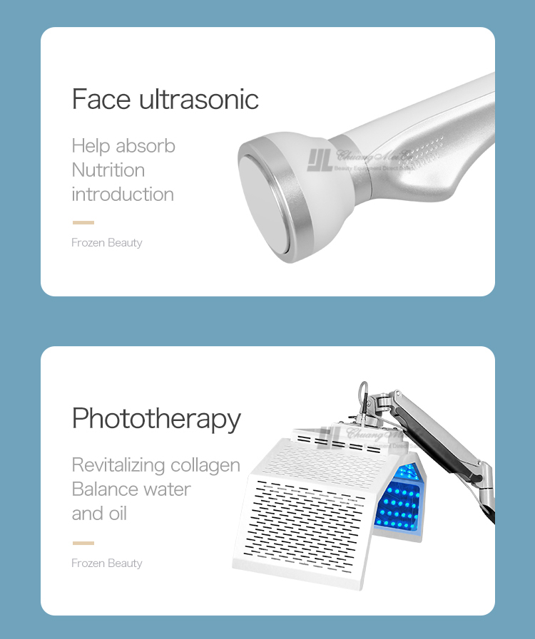 Multifunctional skin cleaning care maintenance anti-aging deep moisturizing skin management instrument