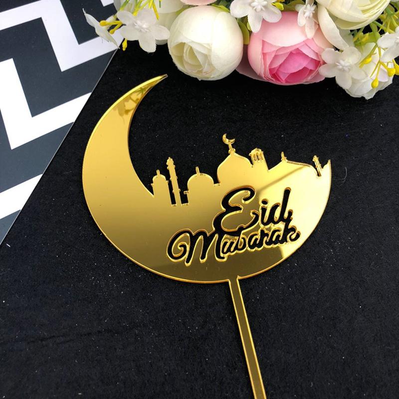 Party Decoration Gold Silver Acrylic Ramadan Cake Topper Eid Mubarak Muslim Baking Decor Supplies 12*18cm
Party Decoration Gold Silver Acrylic Ramadan Cake Topper Eid Mubarak Muslim Baking Decor Supplies 12*18cm