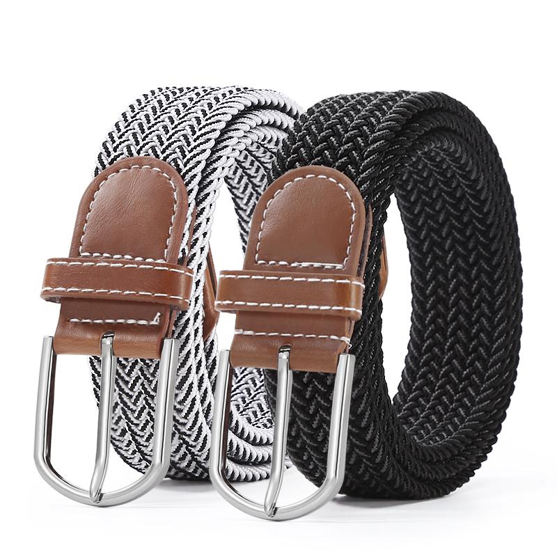 Belts 3.2CM Width Women Casual Striped Stretch Woven Waist Elastic Male And Female Jeans Black Belt For ManBelts, White
Belts 3.2CM Width Women Casual Striped Stretch Woven Waist Elastic Male And Female Jeans Black Belt For ManBelts, White