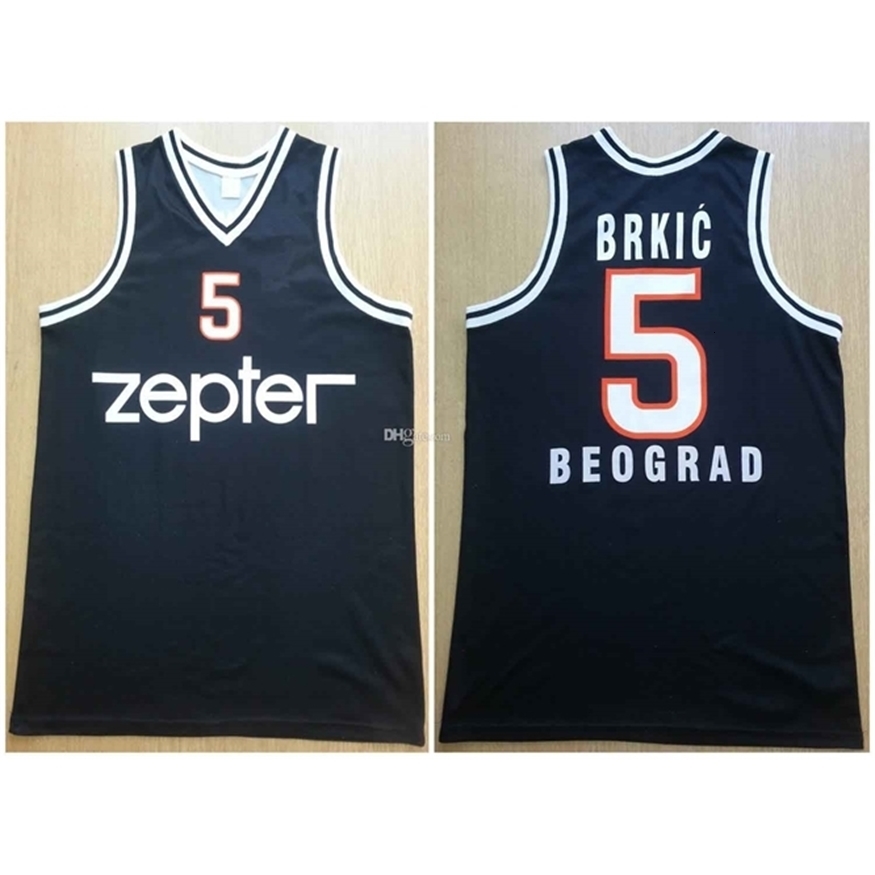 Nikivip Haris Brkic #5 KK Partizan Belgrade Black Retro Basketball Jersey Men's Stitched Custom Any Number Name Jerseys
Nikivip Haris Brkic #5 KK Partizan Belgrade Black Retro Basketball Jersey Men's Stitched Custom Any Number Name Jerseys
