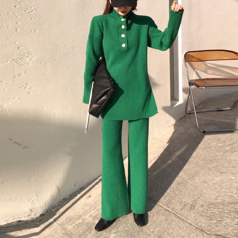 Women's Two Piece Pants Knitted Wide Leg 2 Set Fashion Casual Turtleneck Sweater Button And Loose Trousers Ladies Suit 2022 Outfits, Black
Women's Two Piece Pants Knitted Wide Leg 2 Set Fashion Casual Turtleneck Sweater Button And Loose Trousers Ladies Suit 2022 Outfits, Black