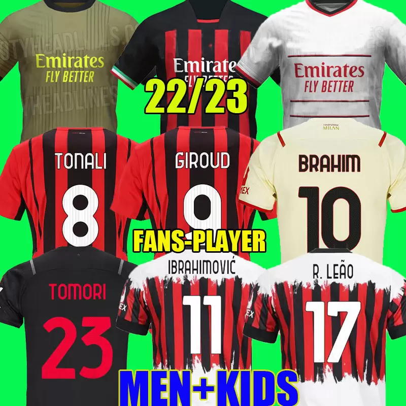 22 23 GIROUD soccer jersey champions IBRAHIMOVIC KESSIE football shirt 2021 2022 TONALI REBIC Camiseta de futbol THEO BRAHIM R.LEAO LAZETIC Fourth 4th, 21/22 home ucl
22 23 GIROUD soccer jersey champions IBRAHIMOVIC KESSIE football shirt 2021 2022 TONALI REBIC Camiseta de futbol THEO BRAHIM R.LEAO LAZETIC Fourth 4th, 21/22 home ucl