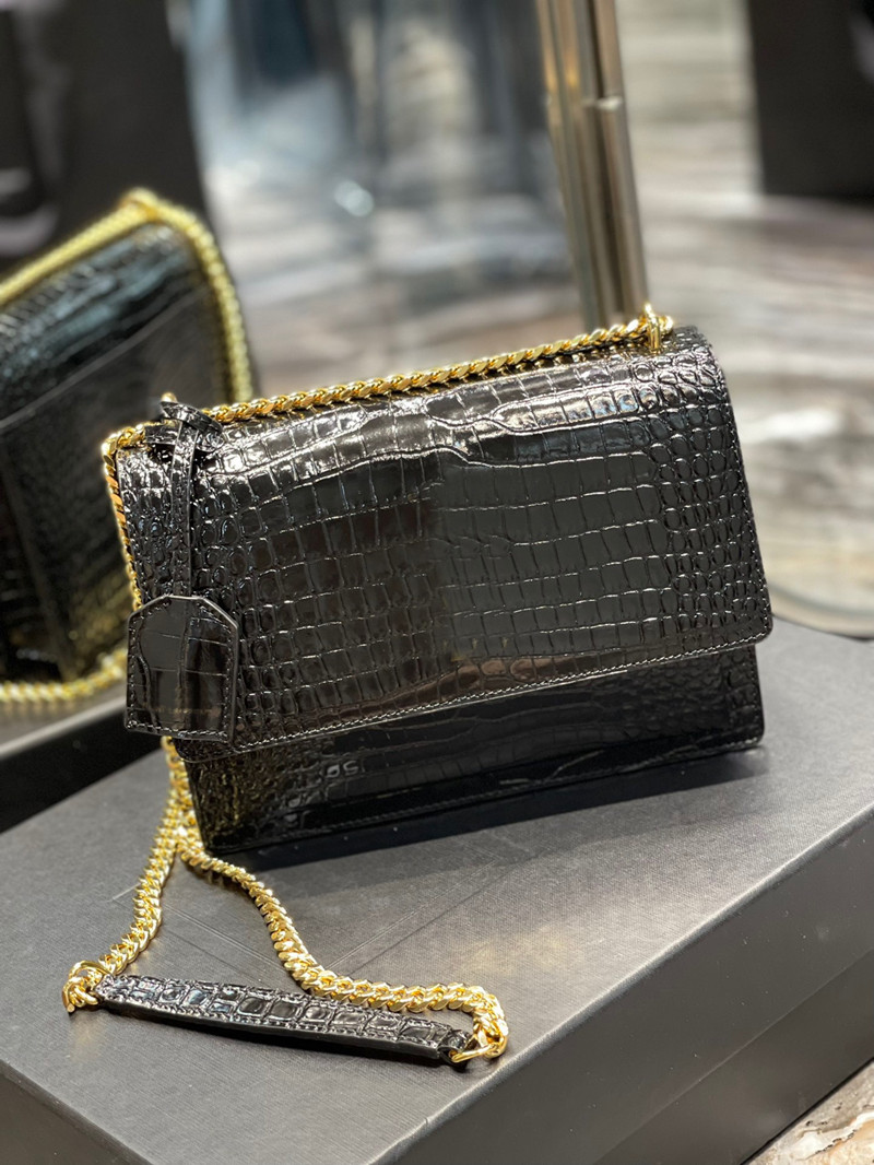 Women Bag Handbag Fashion Crossbody genuine leather Crocodile pattern High quality chain shoulder bags YB22 Messenger Clutch Cross Body Designer handbags Purse 32, 22*16*8cm
Women Bag Handbag Fashion Crossbody genuine leather Crocodile pattern High quality chain shoulder bags YB22 Messenger Clutch Cross Body Designer handbags Purse 32, 22*16*8cm