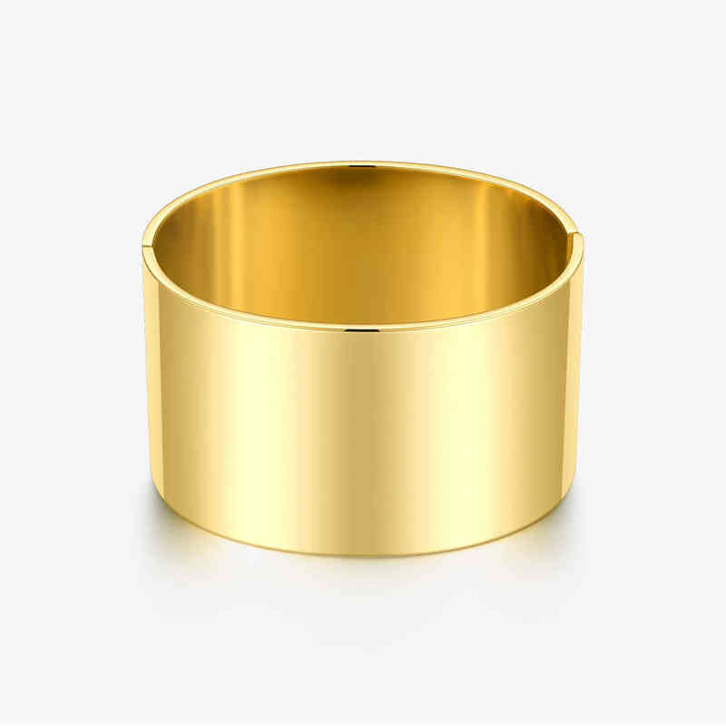 Bangle enfashion Wide Smooth Bracelets Minimalist Stainless Steel Gold Color for Women Accessories Fashion Jewelry 220322
Bangle enfashion Wide Smooth Bracelets Minimalist Stainless Steel Gold Color for Women Accessories Fashion Jewelry 220322