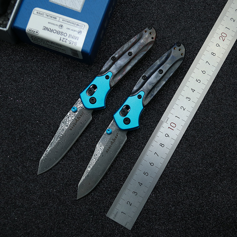 New 945 945-221 Vg10 Damascus Carbon Fiber Aluminium Pocket Survival EDC Tool Camping Hunt Outdoor Folding knife 940 810 553 551 3300 3100 c240 c36 c81 c156
New 945 945-221 Vg10 Damascus Carbon Fiber Aluminium Pocket Survival EDC Tool Camping Hunt Outdoor Folding knife 940 810 553 551 3300 3100 c240 c36 c81 c156