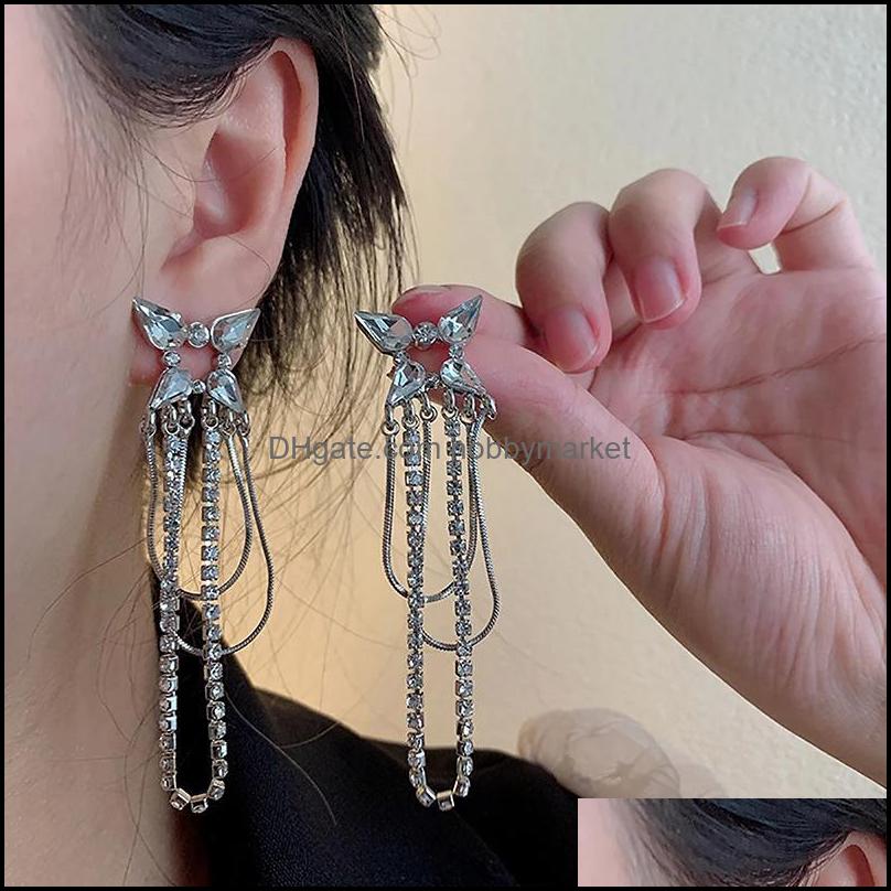 Fashion Shiny Long Tassel Fl Rhinestone Earrings For Women Bijoux Luxury Zircon Water Drop Earring Bridal Jewelry Delivery 2021 Dangle Cha
Fashion Shiny Long Tassel Fl Rhinestone Earrings For Women Bijoux Luxury Zircon Water Drop Earring Bridal Jewelry Delivery 2021 Dangle Cha