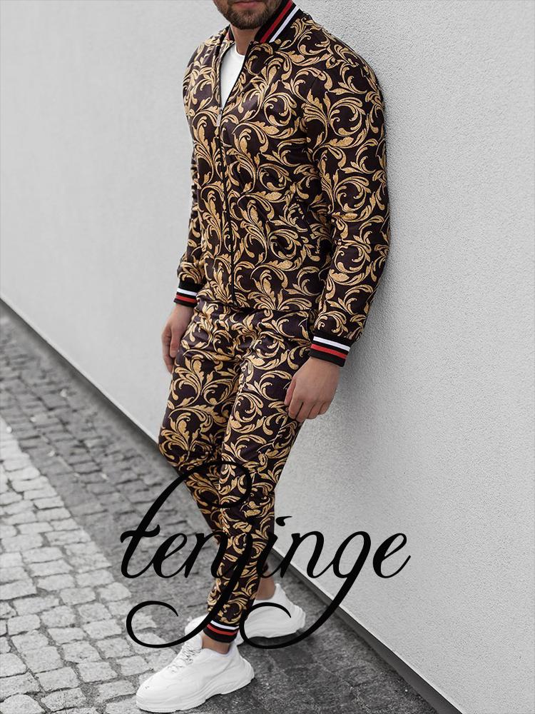 Men's Tracksuits Men Sets Leopard Suit 2 Pieces Sport Suits European American Trends 3D Print Zipper Slim Casual Fashion MenMen's, Set h
Men's Tracksuits Men Sets Leopard Suit 2 Pieces Sport Suits European American Trends 3D Print Zipper Slim Casual Fashion MenMen's, Set h
