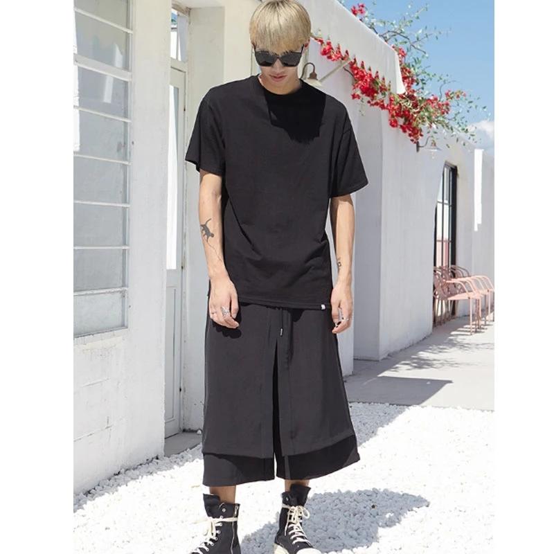 Men's Pants Homens Japão Quimono Solto Perna Larga Calça Moda Casual Saia Calças Masculinas Streetwear Hip Hop Punk Harem, Black
Men's Pants Homens Japão Quimono Solto Perna Larga Calça Moda Casual Saia Calças Masculinas Streetwear Hip Hop Punk Harem, Black