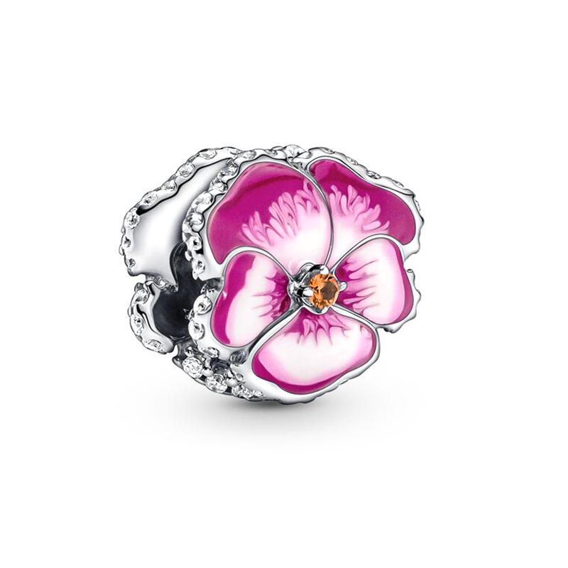 New Popular 925 Sterling Silver 2 Pieces/Lot Butterfly Love Key Lock Beads For S925 Snake Bracelet Necklace Ladies Men DIY Jewelry Fashion Accessories