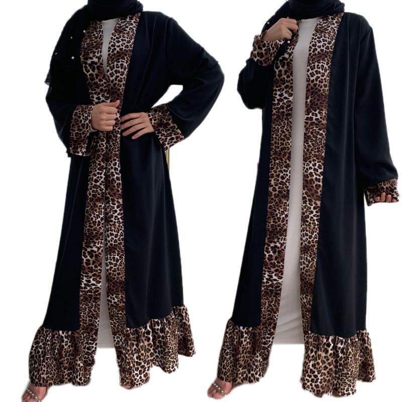 Ethnic Clothing Muslim Abaya Leopard Printed Patchwork Women Kaftan Long Dress Ramadan Islamic Arab Jilbab Open Kimono UAE Qatar RobeEthnic
Ethnic Clothing Muslim Abaya Leopard Printed Patchwork Women Kaftan Long Dress Ramadan Islamic Arab Jilbab Open Kimono UAE Qatar RobeEthnic