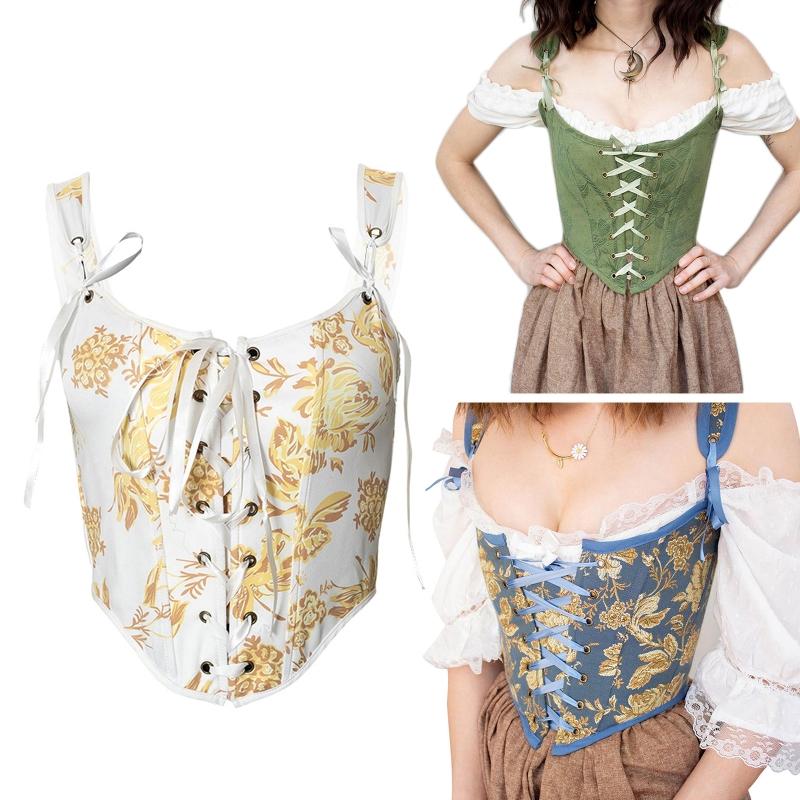 Belts Elegant Floral Printing Waist Trainer Women Corset T-shirt Body Shaper Girdle Trimmer Sleeveless DecorationsBelts, Green
Belts Elegant Floral Printing Waist Trainer Women Corset T-shirt Body Shaper Girdle Trimmer Sleeveless DecorationsBelts, Green