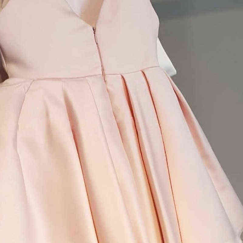 Baby Girl Princess Satin Dress Sleeveless Big Flower Child Vintage Party Pageant Birthday Wedding Ball Gown Baby Clothes 1-12Y Y220510