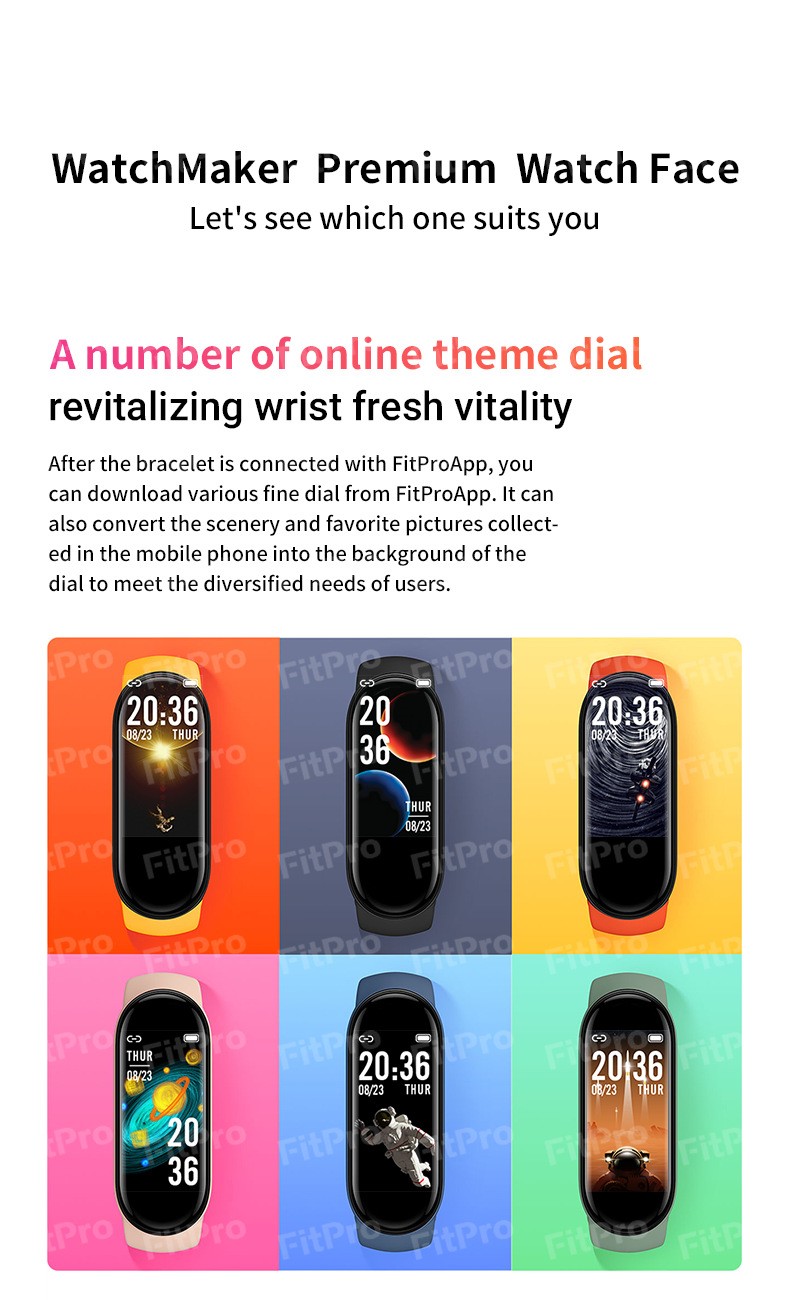 M6 Smart Wristbands Bracelet Women Men Kids Heart Rate Blood Pressure Monitor Waterproof Sports Band Fitness Tracker Smartwatches Wristbands