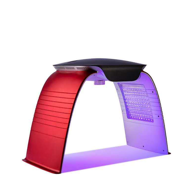 Skin Rejuvenation 7-colors SPA anti-aging skin rejuvenation instrument with hot cold stream spray PDT photon LED facial beauty device