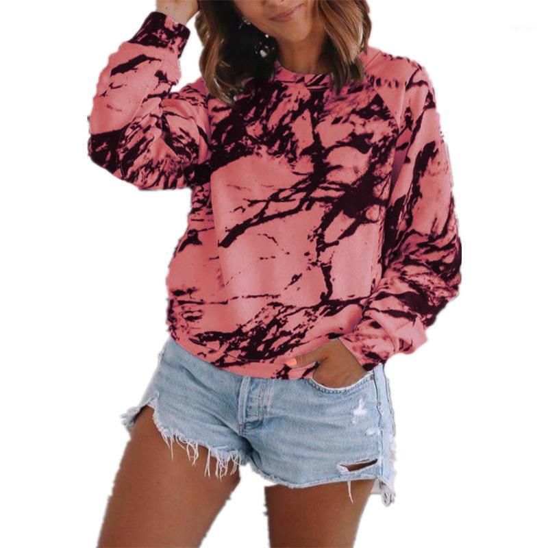 Autumn And Winter Loose Top Tie Dye Printed Long Sleeve T-shirt Women' Wear, Sky blue
Autumn And Winter Loose Top Tie Dye Printed Long Sleeve T-shirt Women' Wear, Sky blue