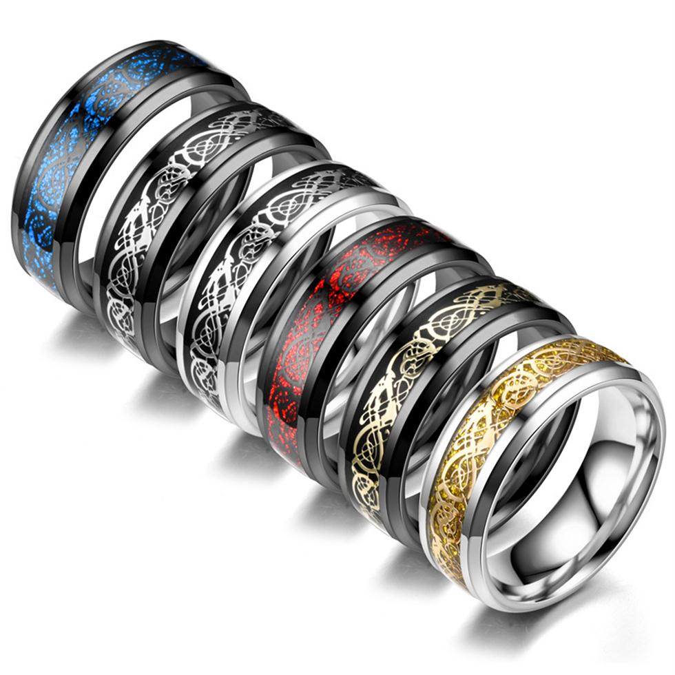 Mix 20 Pieces/lot Stainless Steel Rings Whole Men Jewelry Engagement Retro Vintage Rings Dragon Rings Men Anel Wide 8mm257i
Mix 20 Pieces/lot Stainless Steel Rings Whole Men Jewelry Engagement Retro Vintage Rings Dragon Rings Men Anel Wide 8mm257i