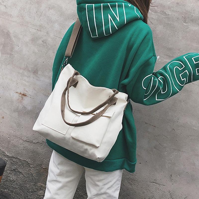 Shoulder Bags Canvas Women Shoppers Simple Fashion Zipper Handbags Waterproof Large Capacity Tote 2022 Female Crossbody BagShoulder, Black
Shoulder Bags Canvas Women Shoppers Simple Fashion Zipper Handbags Waterproof Large Capacity Tote 2022 Female Crossbody BagShoulder, Black